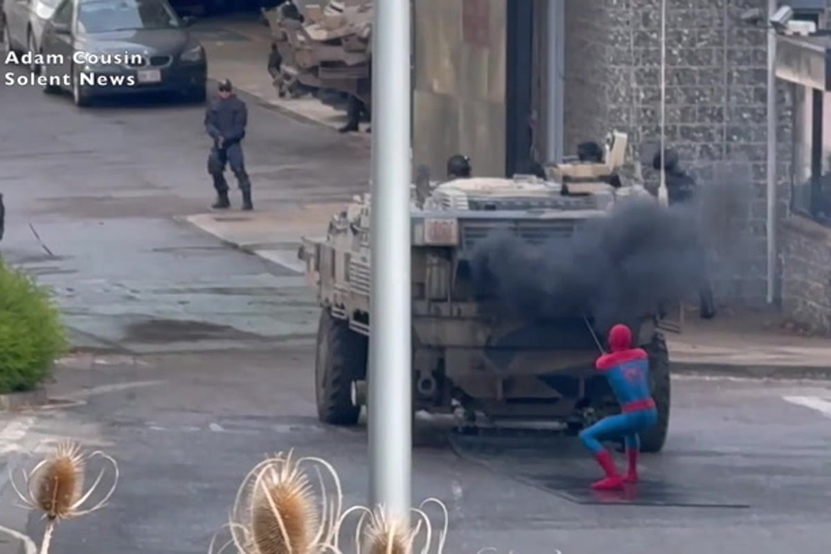 Tom Holland’s Spider-Man filming resumes in Hampshire town after actor’s nasty head injury