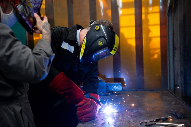 The UK Government is providing £2.5 million to help create the Welding Development Facility on the Clyde (Jacob King/PA)