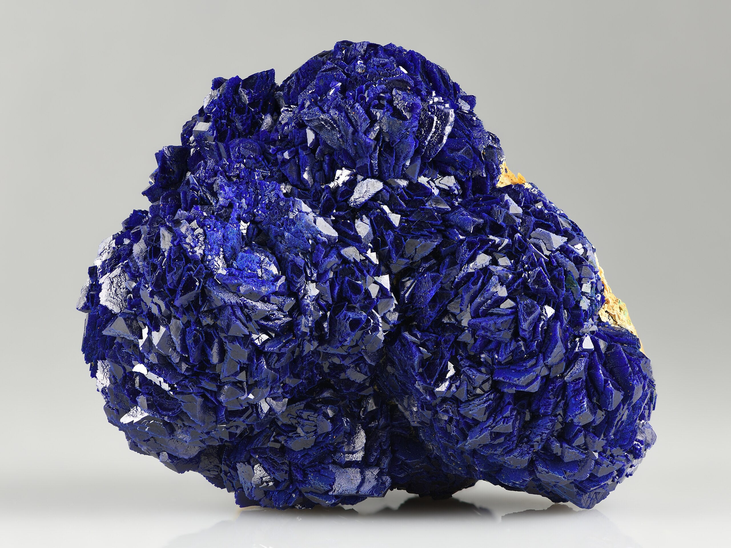 The newly discovered Stone Age blue pigment was made from a mineral called Azurite, pictured here