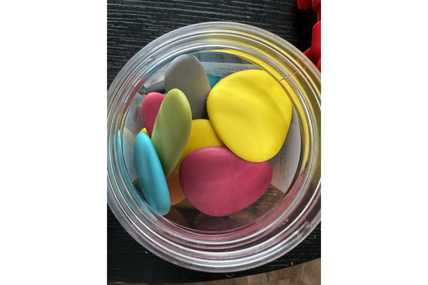 Edx Education junior rainbow pebbles, earth colours