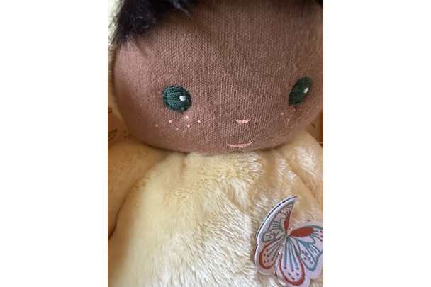 Kaloo baby mimosa fabric doll
