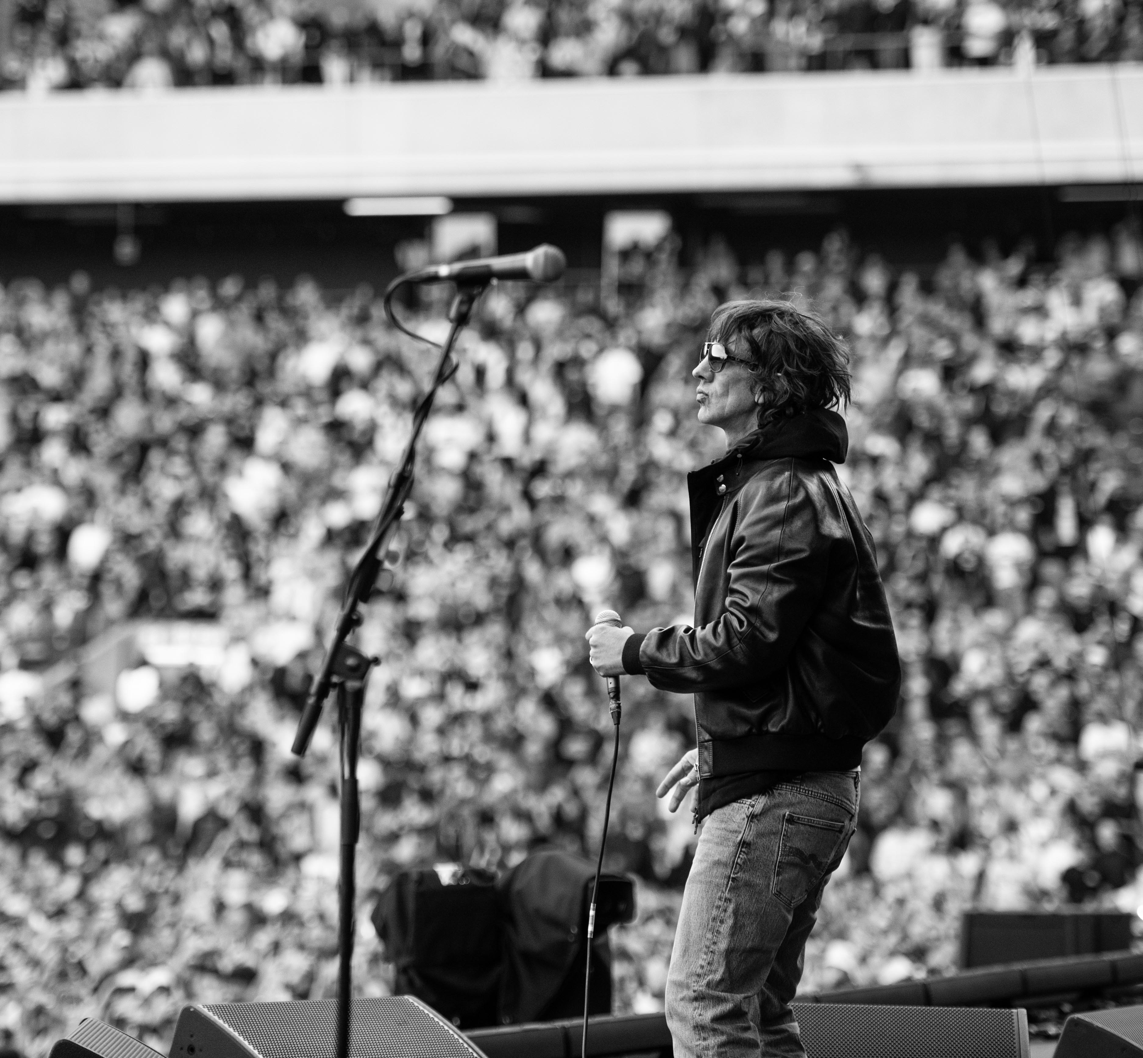 Richard Ashcroft performs during the 2025 Oasis reunion tour