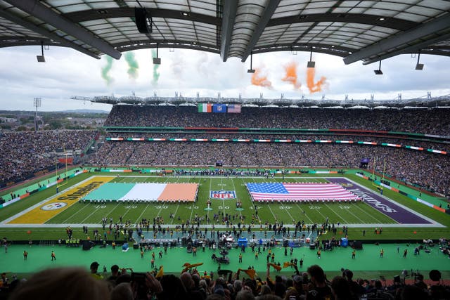 Croke Park stadium before the match (Niall Carson/PA)