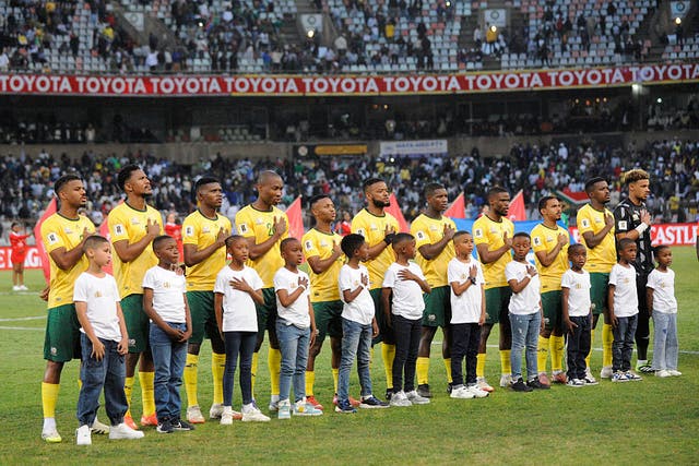 <p>South Africa have been dealt a huge blow to their hopes of qualifying for next year’s World Cup</p>