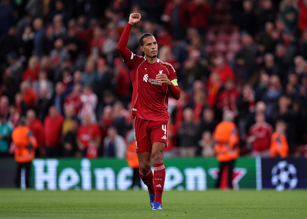 Virgil van Dijk poskytol víťazovi v otvárači Ligy Ligy majstrov