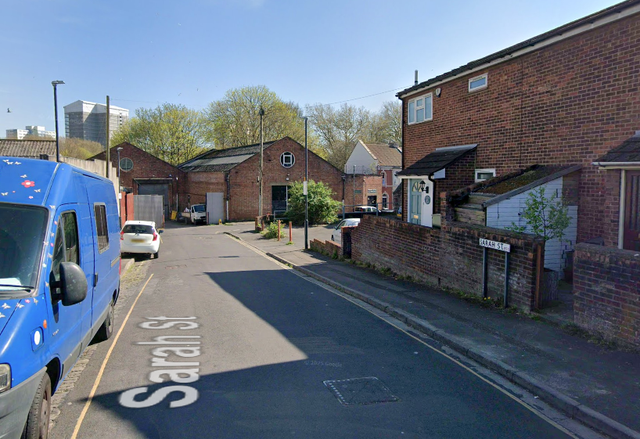 <p>The hate crime took place in Sarah Street in the Lawrence Hill area of Bristol </p>