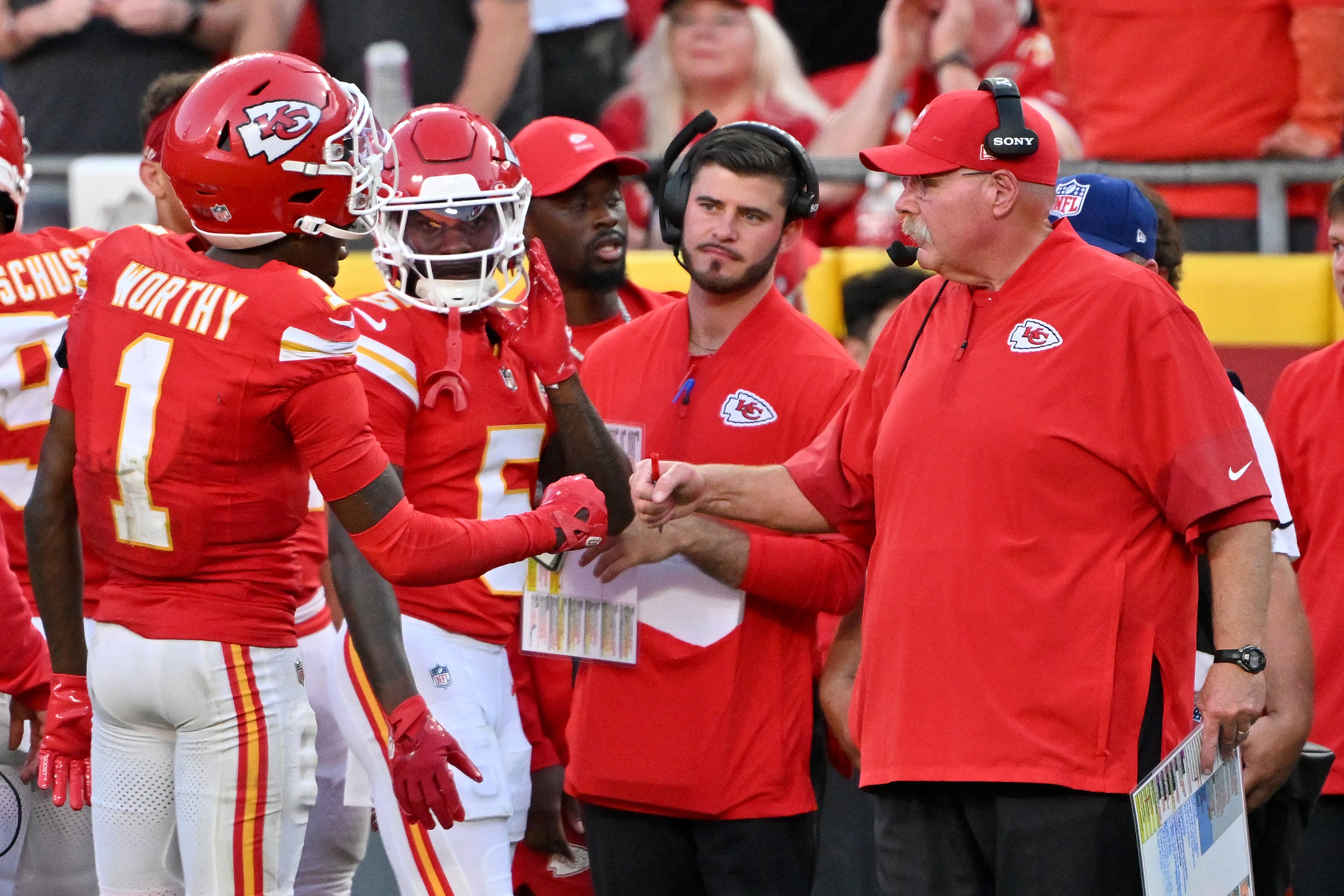 ‘That's not something you plan on,’ Chiefs head coach Andy Reid said about Jones attending the funeral
