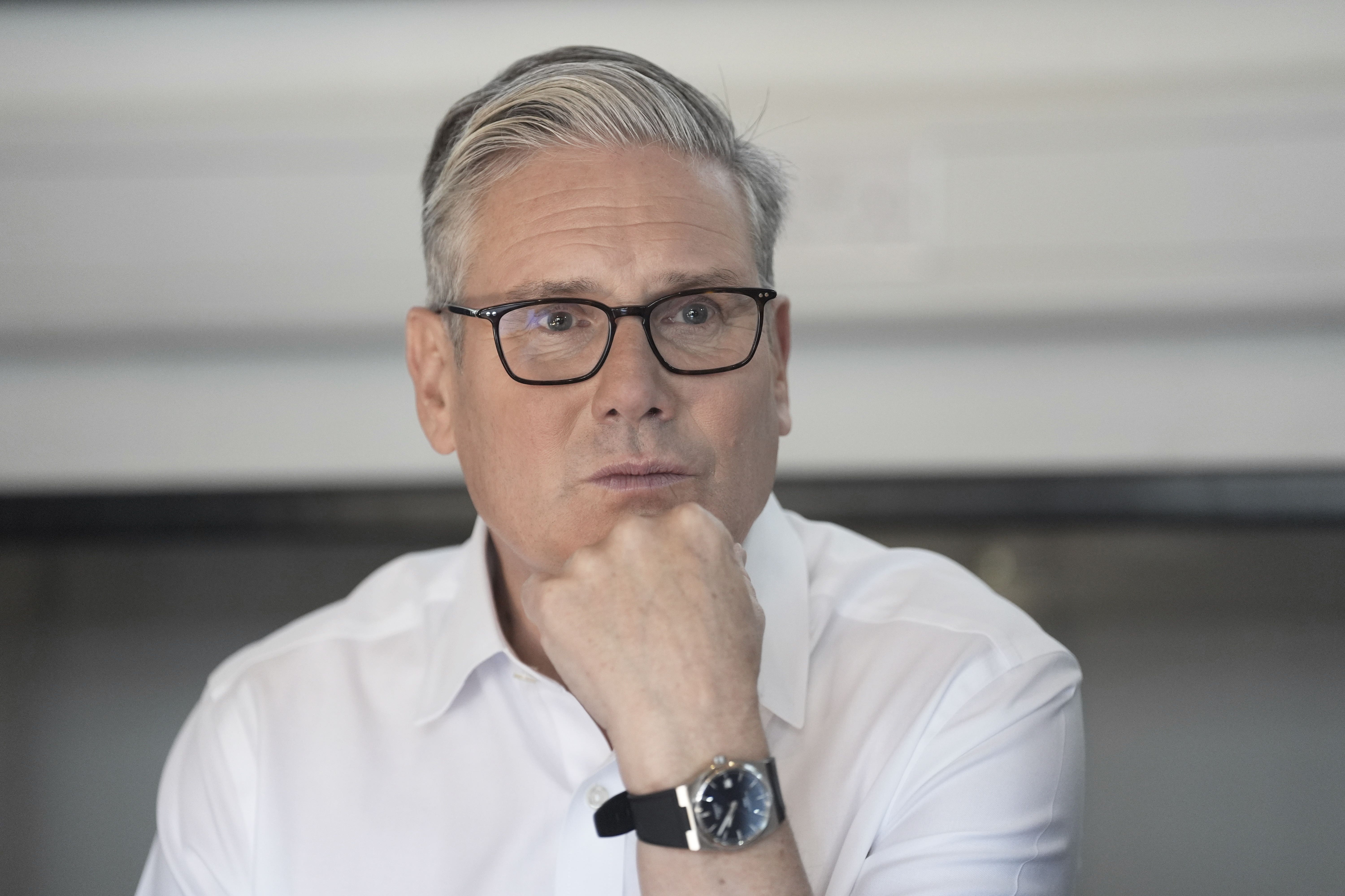 Prime Minister Sir Keir Starmer gas welcomed the plan for peace in Gaza (Danny Lawson/PA)