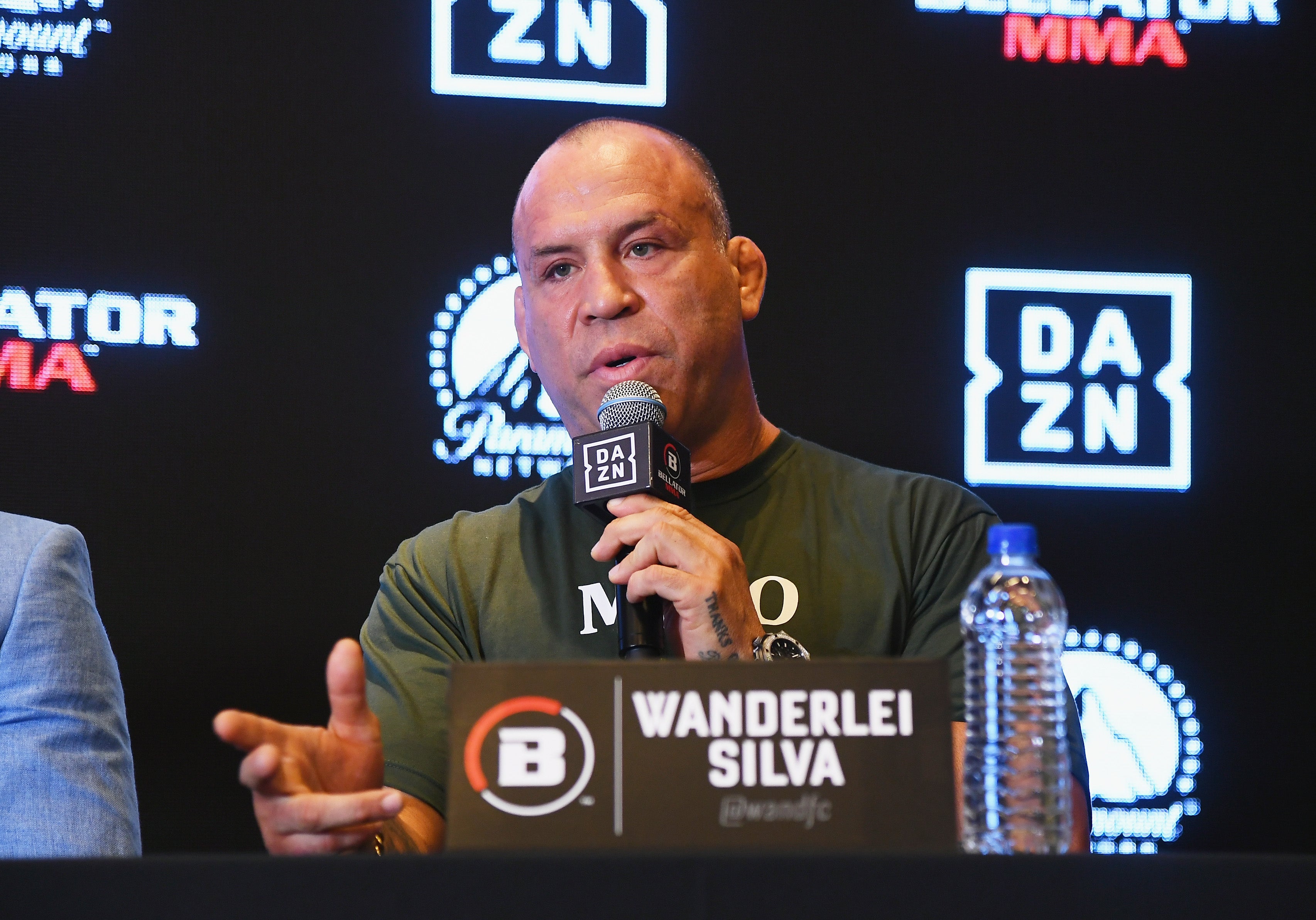 Wanderlei Silva durante su carrera de Bellator, después de temporadas en el UFC y Orgullo