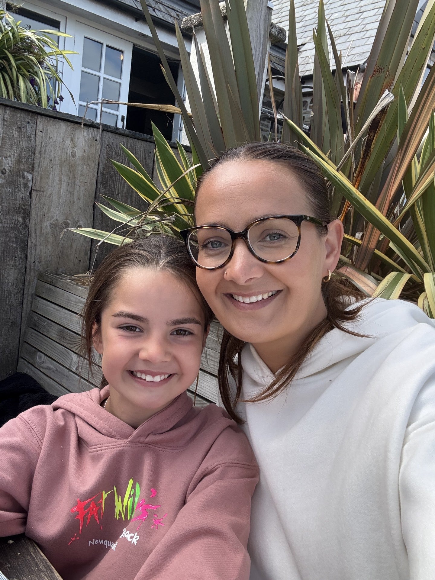 Ivy, who has just started Year 5 at school, and her mum