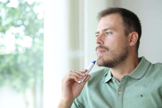 <p>A record 5.4 million adults in the UK now vape, overtaking cigarette smokers for the first time, new figures suggest</p>