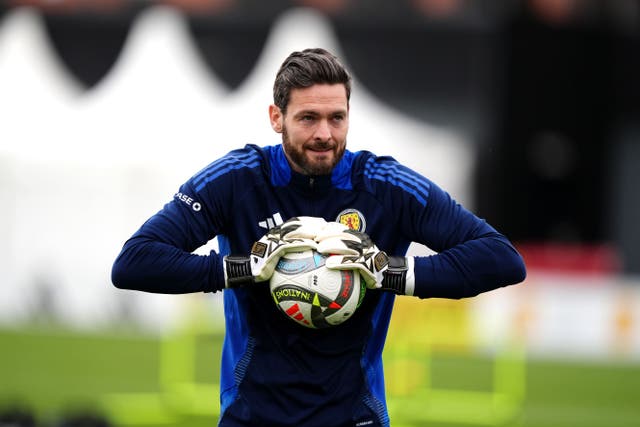 Craig Gordon is back in the Scotland squad (Andrew Milligan/PA)