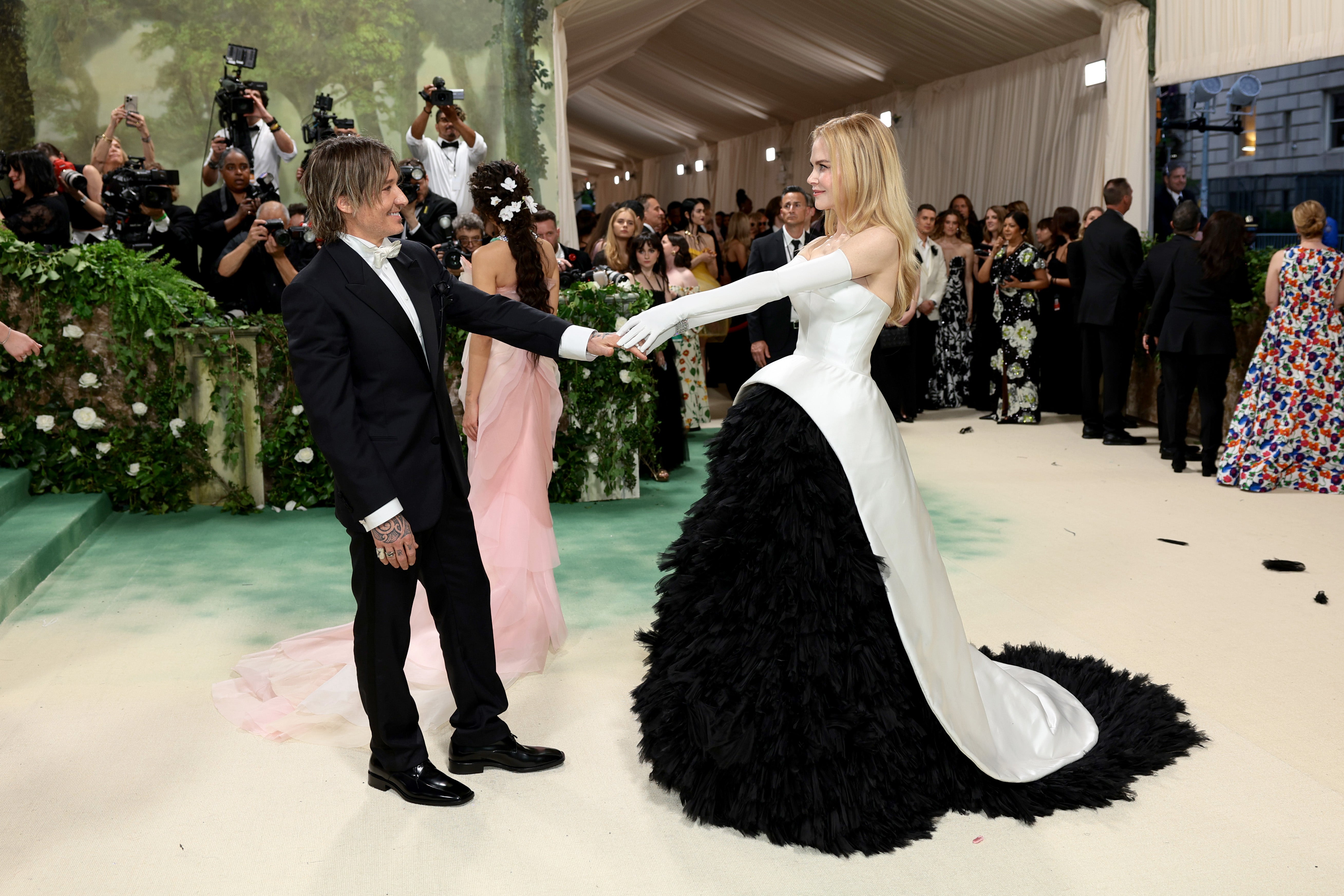 Keith Urban and Nicole Kidman attend The 2024 Met Gala