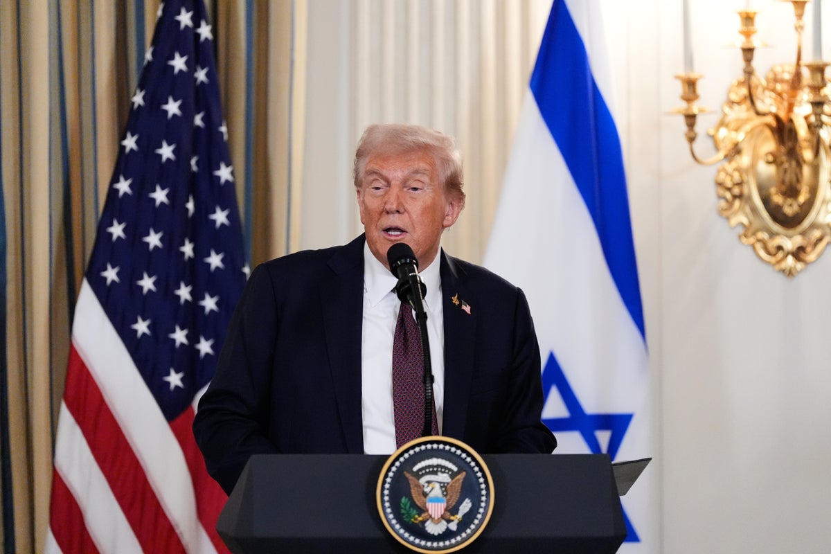 Trump tells Israel it ‘must immediately stop’ bombing Gaza to enable hostage release after Hamas accepts elements of peace plan