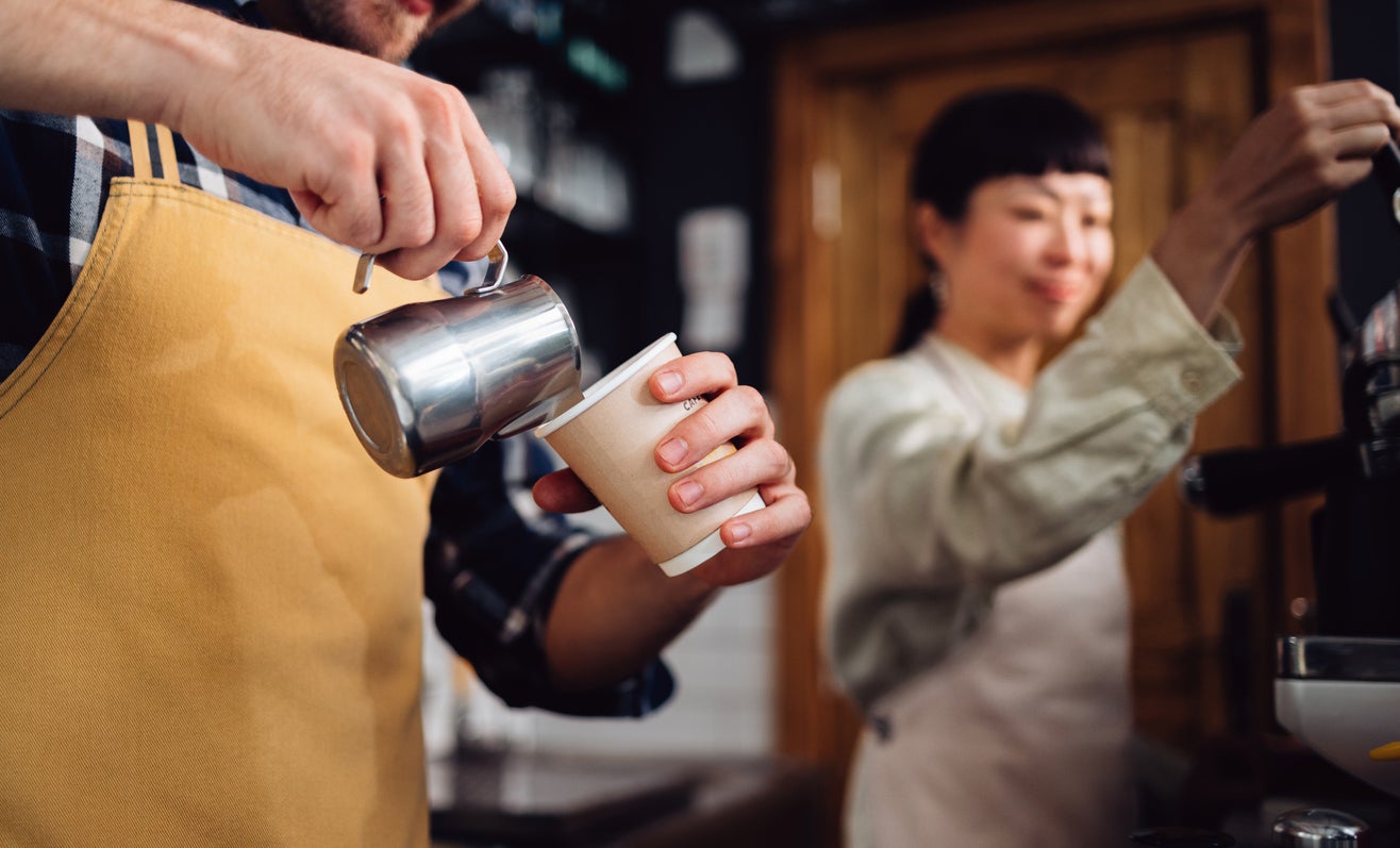 About 95 million cups of coffee are consumed in the UK every day
