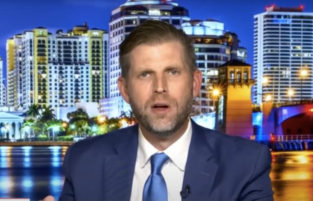 <p>Eric Trump claims Biden government tried to end his father's marriage to Melania</p>