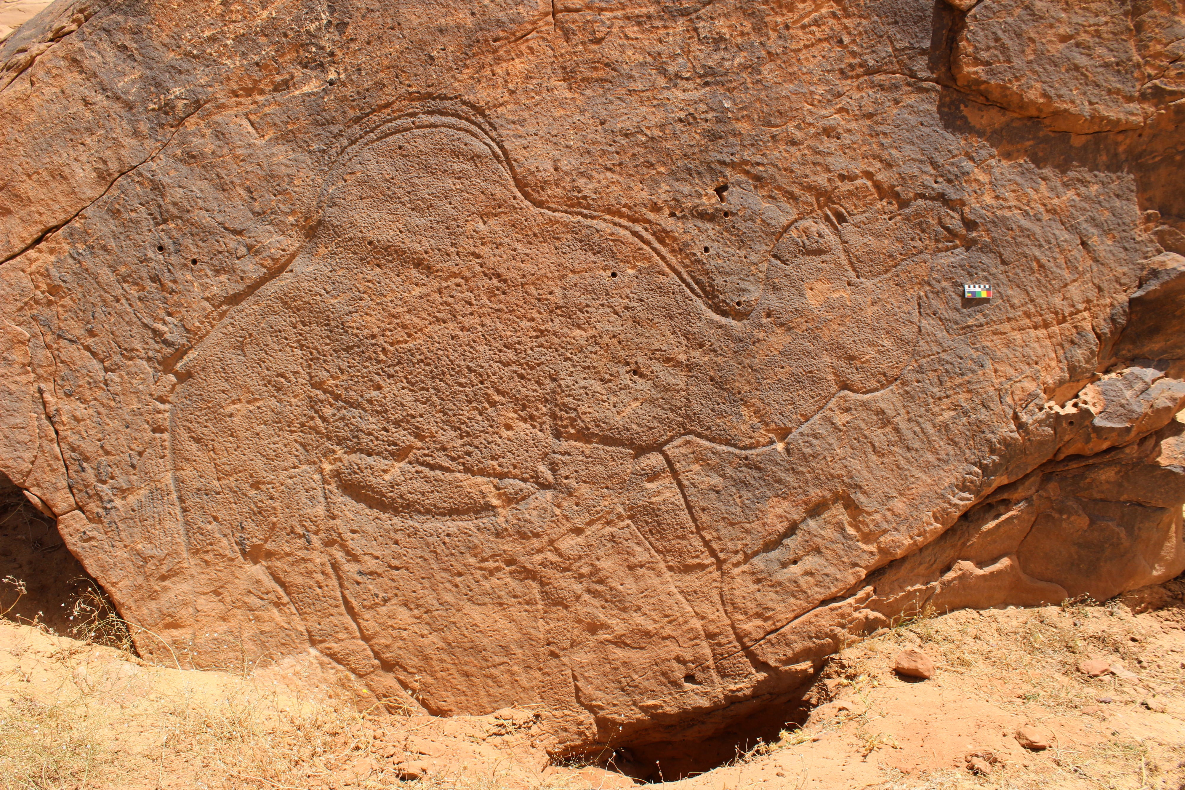 Several were etched on narrow ledges so the artists couldn't even step back to survey the final product as they were working