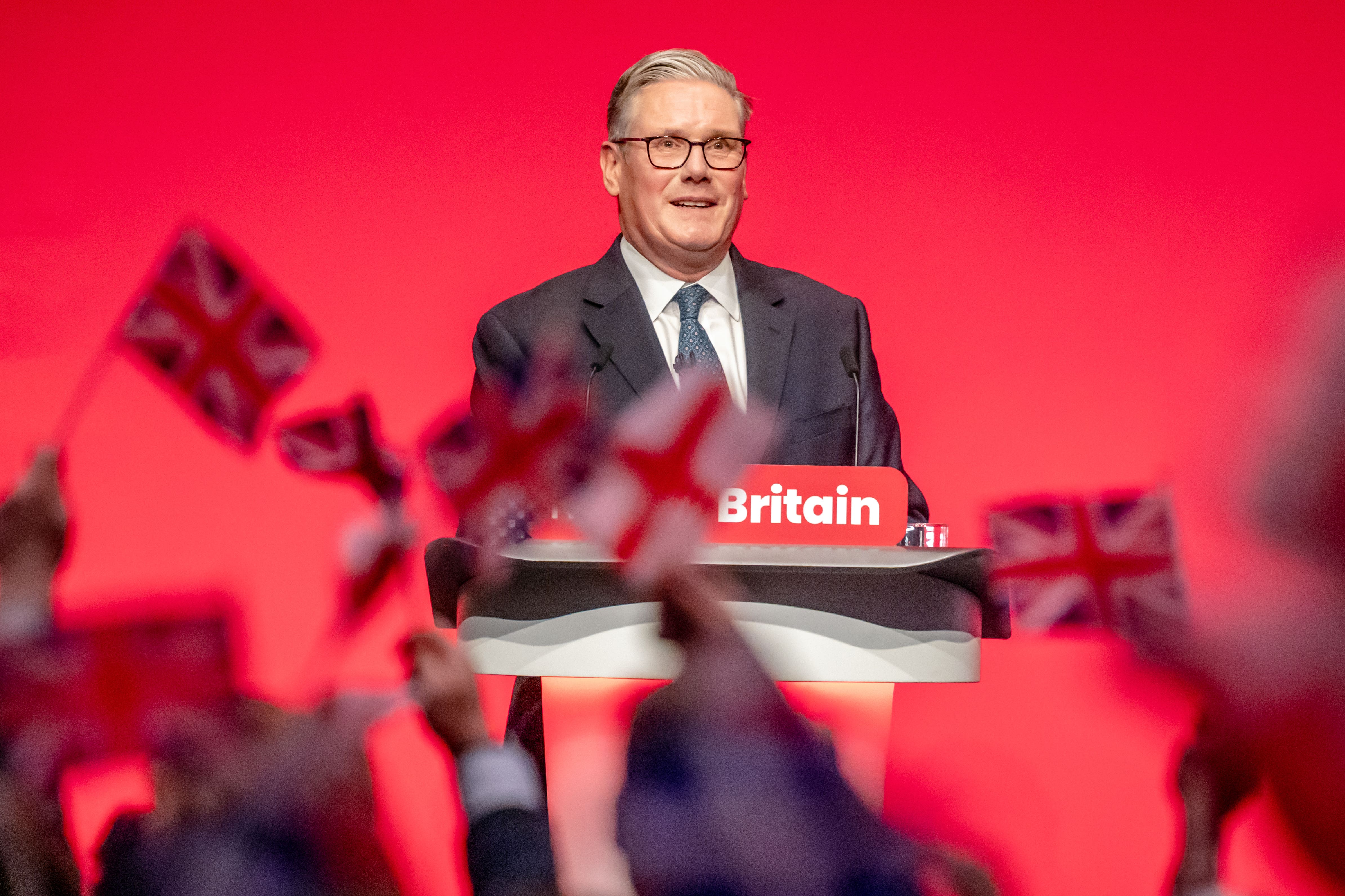 Sir Keir Starmer thanked businesses for taking the brunt of tax raises last year with national insurance increases (Danny Lawson/PA)