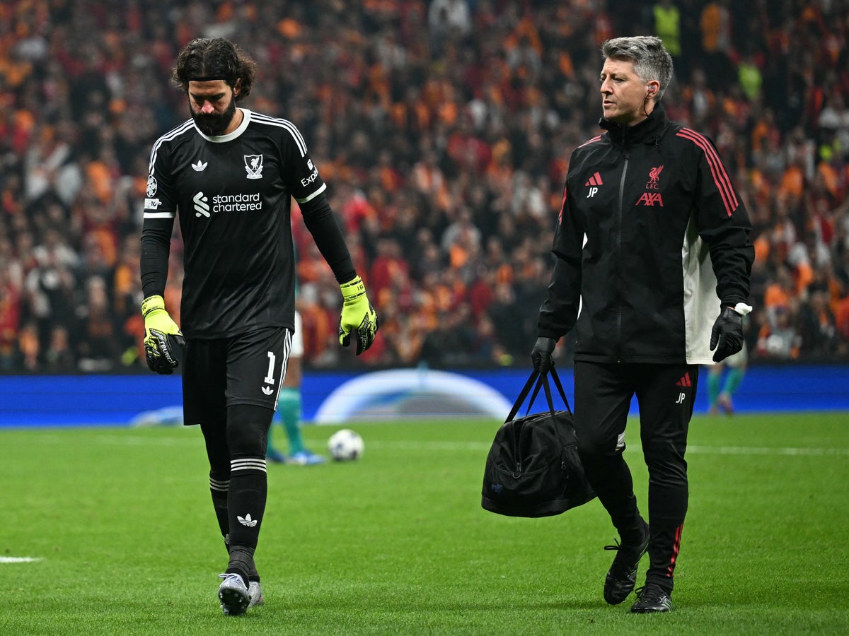 Liverpool ace Alisson Becker is ruled out until November. 