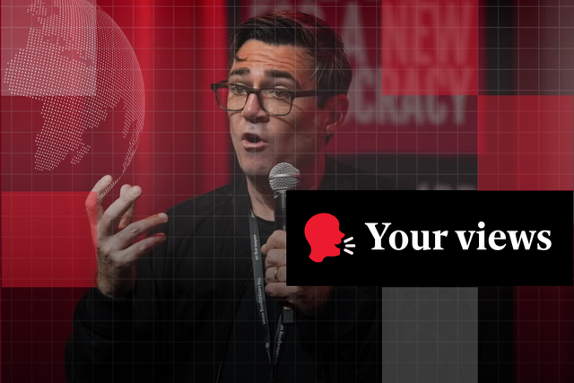 <p>Andy Burnham speaks at a fringe event in Liverpool </p>