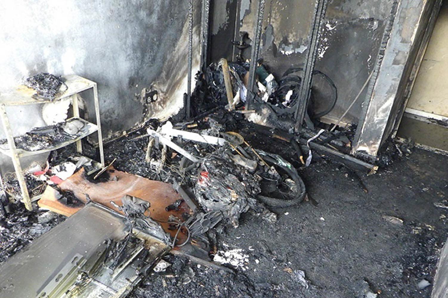 <p>The damage can be widespread after a fire started by an e-bike</p>