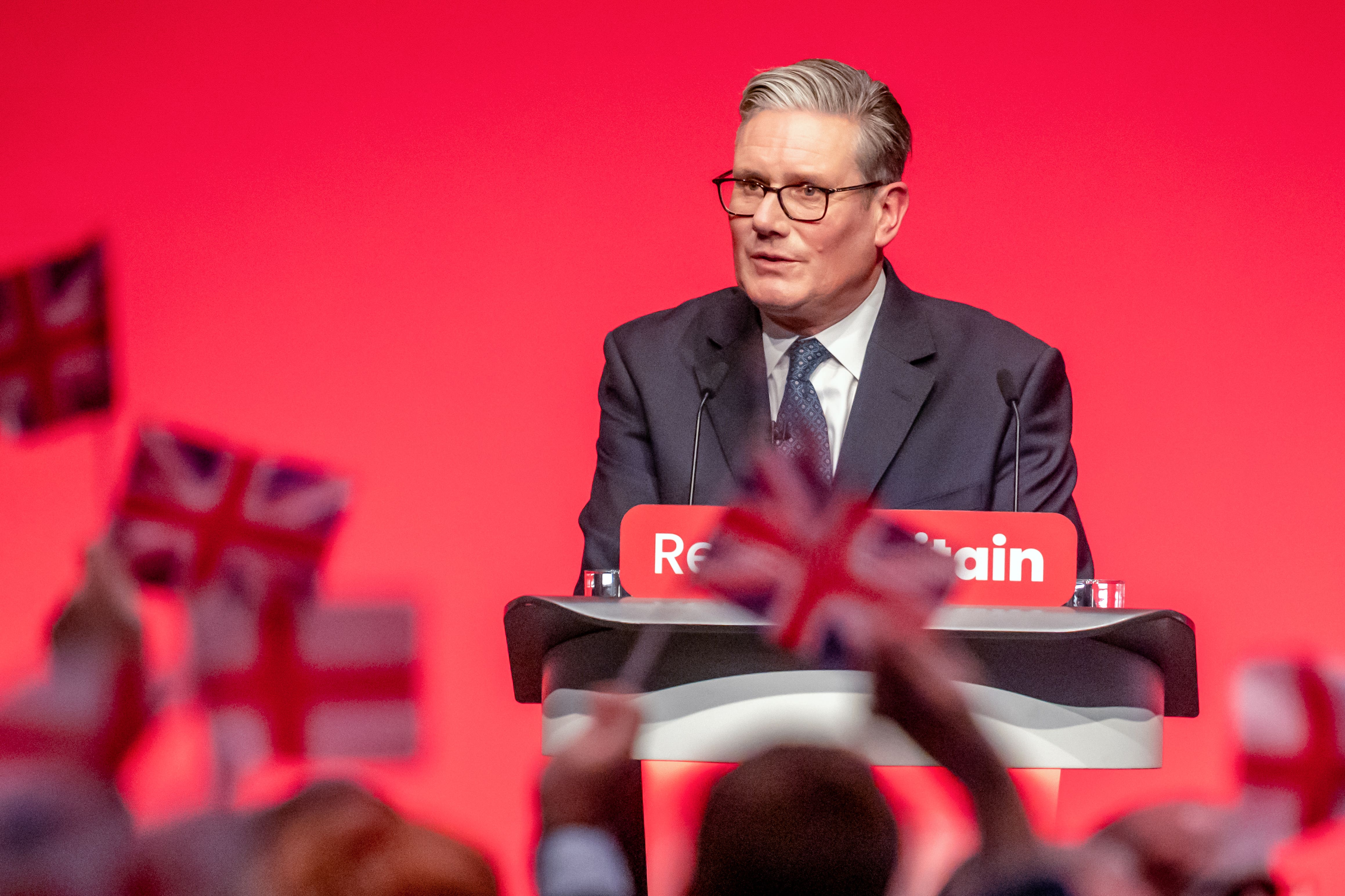 Keir Starmer has denied that Reform UK’s leader, Nigel