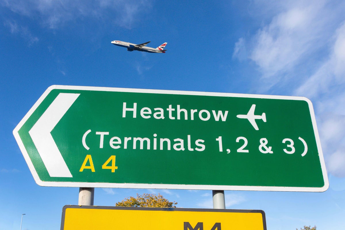 Heathrow airport car park closed after fire breaks out