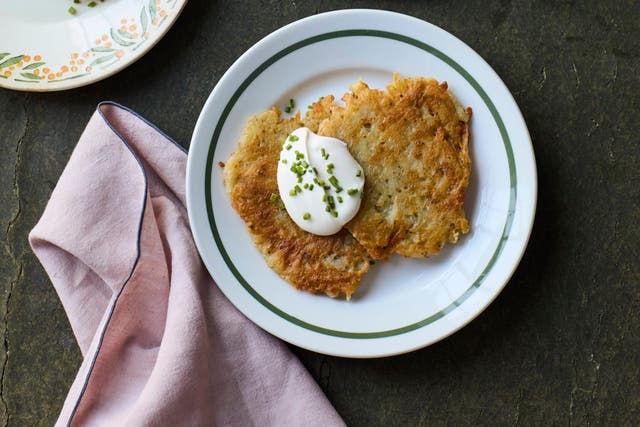 <p>Crispy-edged, garlicky bramboráky – the Czech answer to rösti or latkes</p>