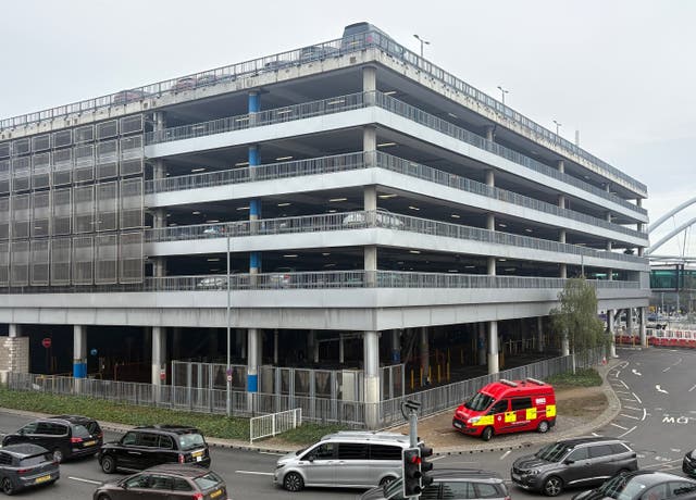 <p>A car park in Heathrow Airport's Terminal 3 was temporarily shut down following a fire </p>
