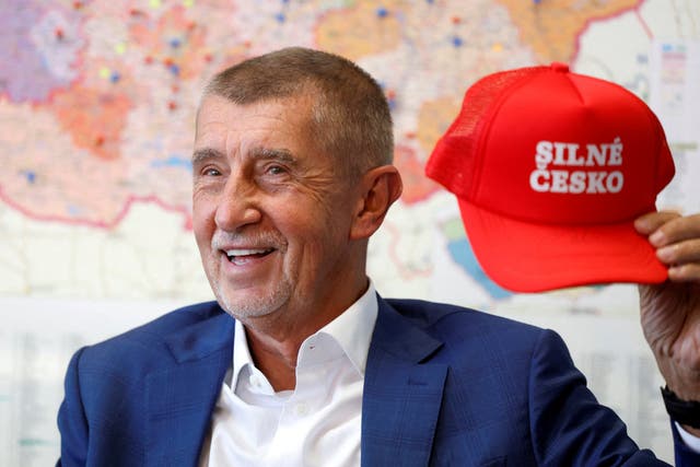 <p>Andrej Babis has been inspired by the Maga movement</p>