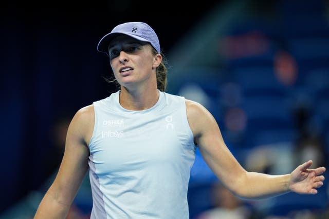 <p>Swiatek exited the China Open after criticising the tennis schedule as ‘too long and too intense’</p>