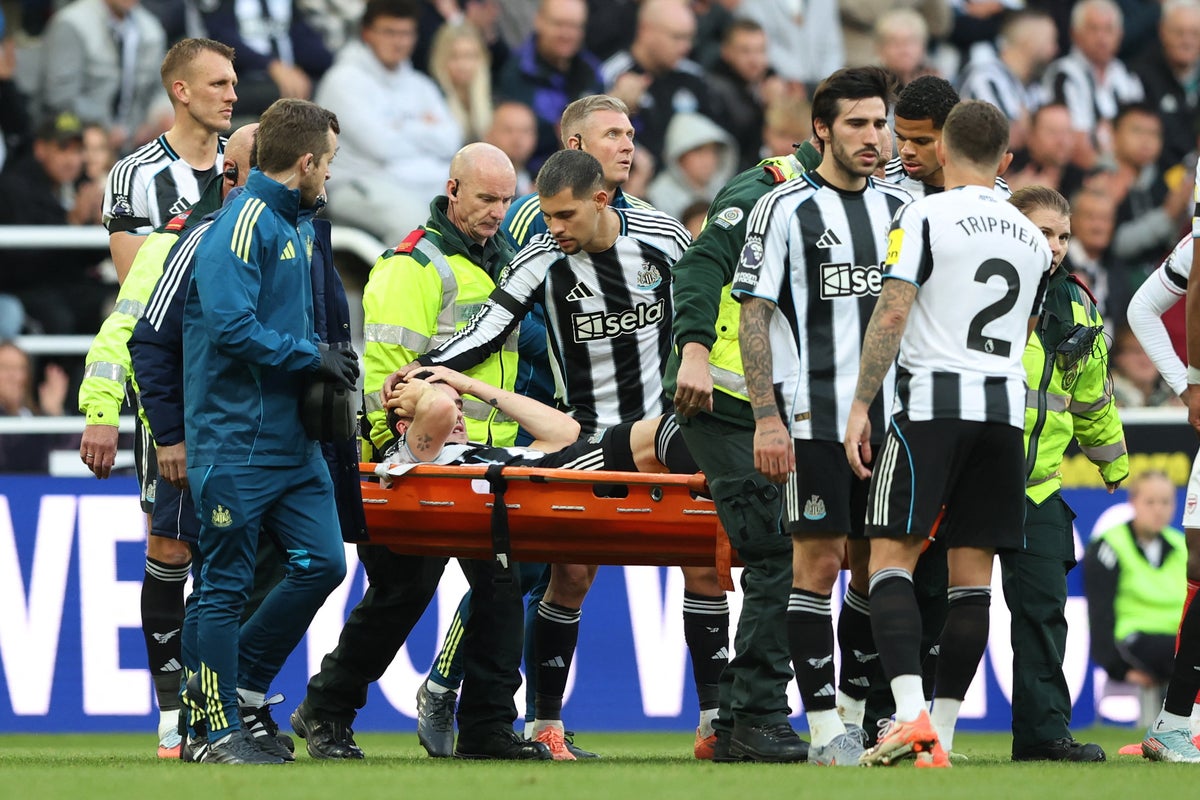 Newcastle hit by Tino Livramento blow to give Eddie Howe selection headache
