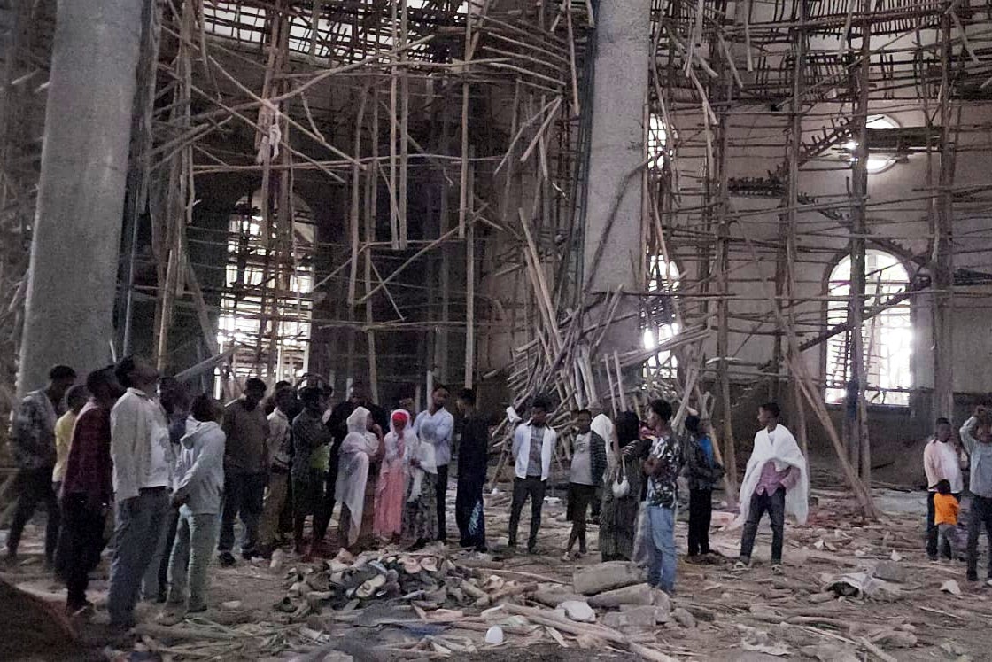 Ethiopia Collapsed Church