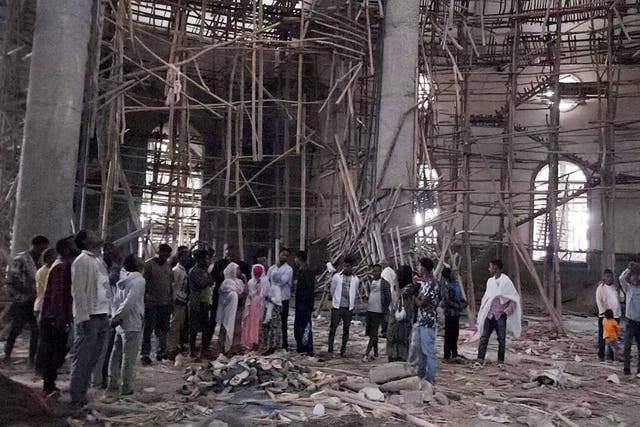 Ethiopia Collapsed Church