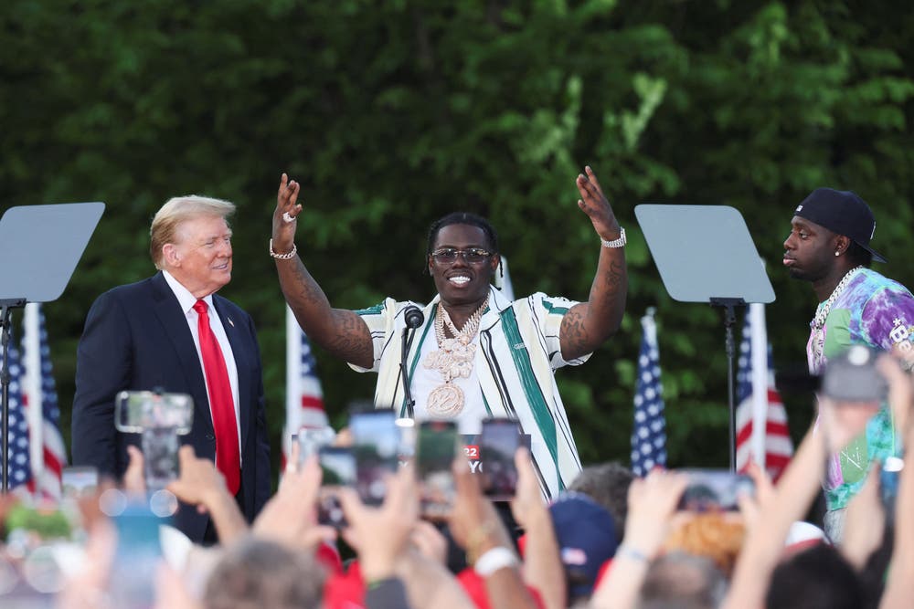 Rapper used by Trump campaign to court Black voters begins 5-year ...