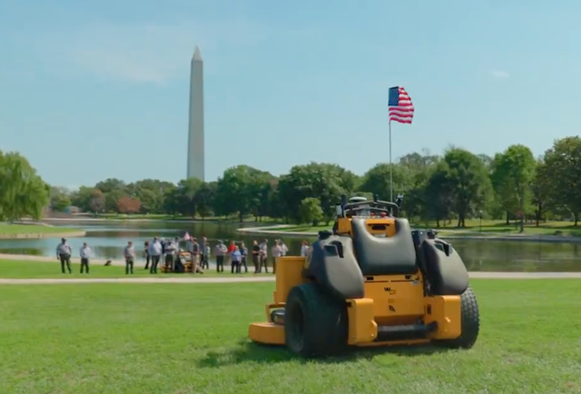 <p>The Interior Department is testing new AI-powered lawnmowers as mass layoffs loom amid the government shutdown</p>