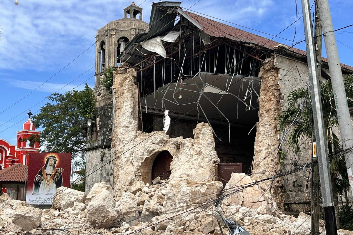 Mapped: Philippines earthquake death toll hits 69 as search for ...