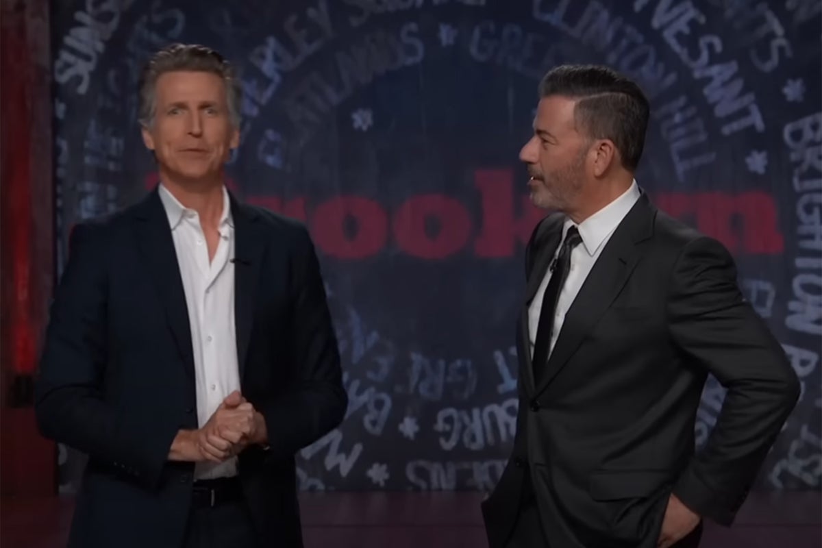 Late-night hosts rally around Jimmy Kimmel in Brooklyn shows with as ‘Gavin Newsom’ makes an appearance