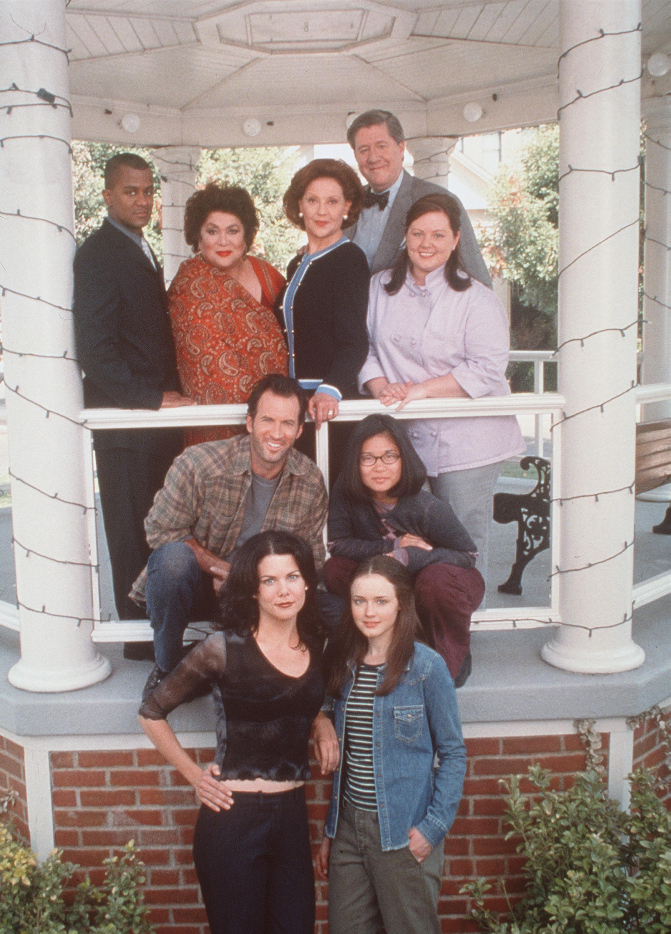The cast of ‘Gilmore Girls’, set in the fictional Connecticut community of Stars Hollow