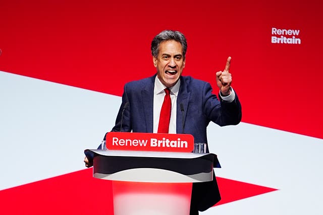 <p>Miliband issued a dramatic intervention on Elon Musk on the final day of the Labour conference</p>