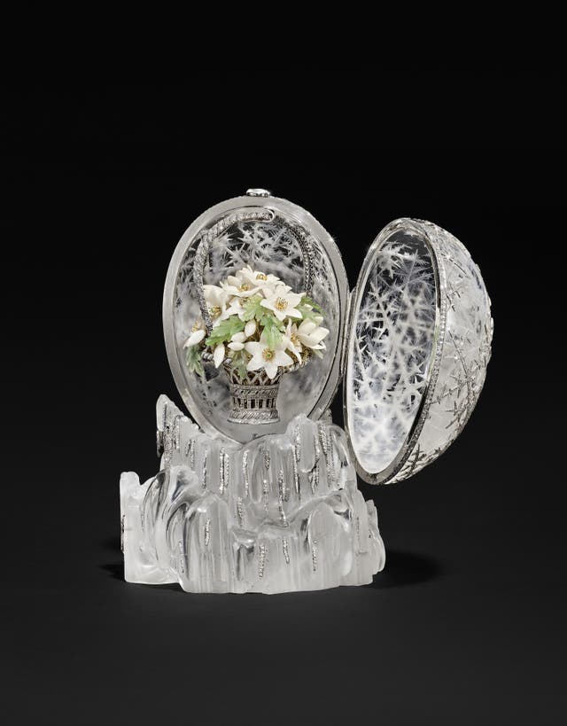 <p>The Winter Egg is estimated to sell for more than £20 million</p>