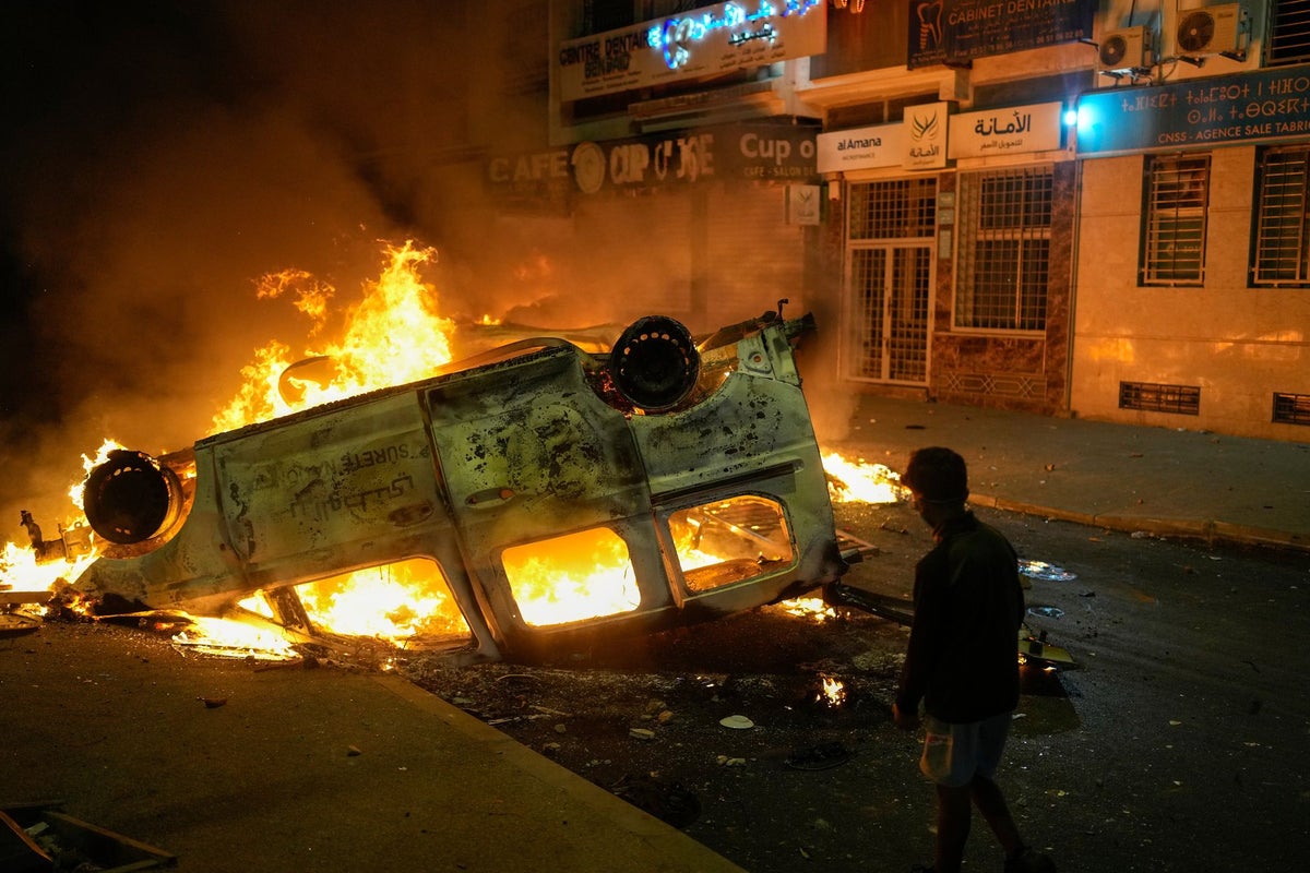 Moroccan Riots Morocco protests: Two dead as Gen Z anti-government demonstrations ...