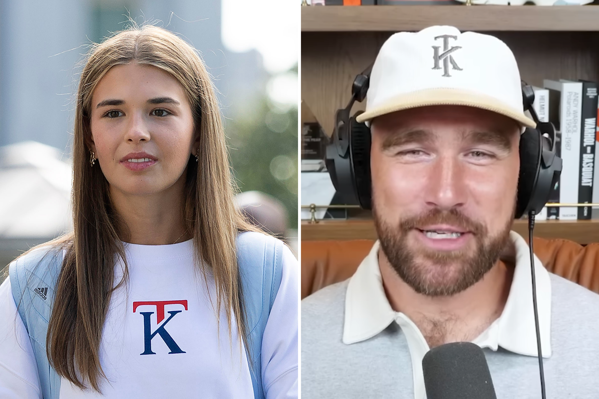 Kai Trump enrages Swifties as superfans accuse president’s granddaughter of ripping off Travis Kelce’s logo Kai Trump enrages Swifties as superfans accuse president’s granddaughter of ripping off Travis Kelce’s logo