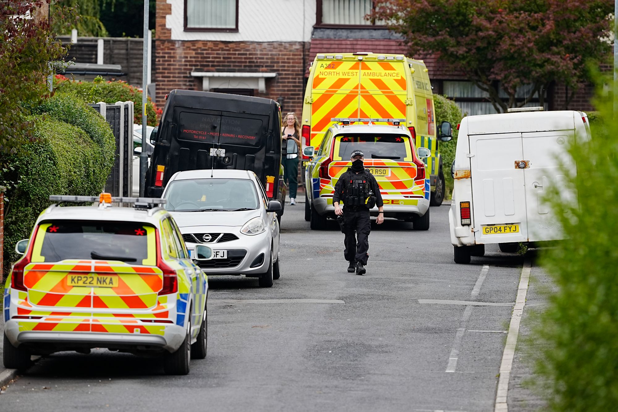 Emergency services reached the spot