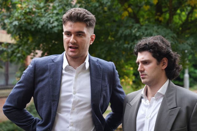 <p>Gabriel (left) and his brother Sebastian Shemirani have accused their mother of ‘obstructing’ Paloma from receiving treatment</p>