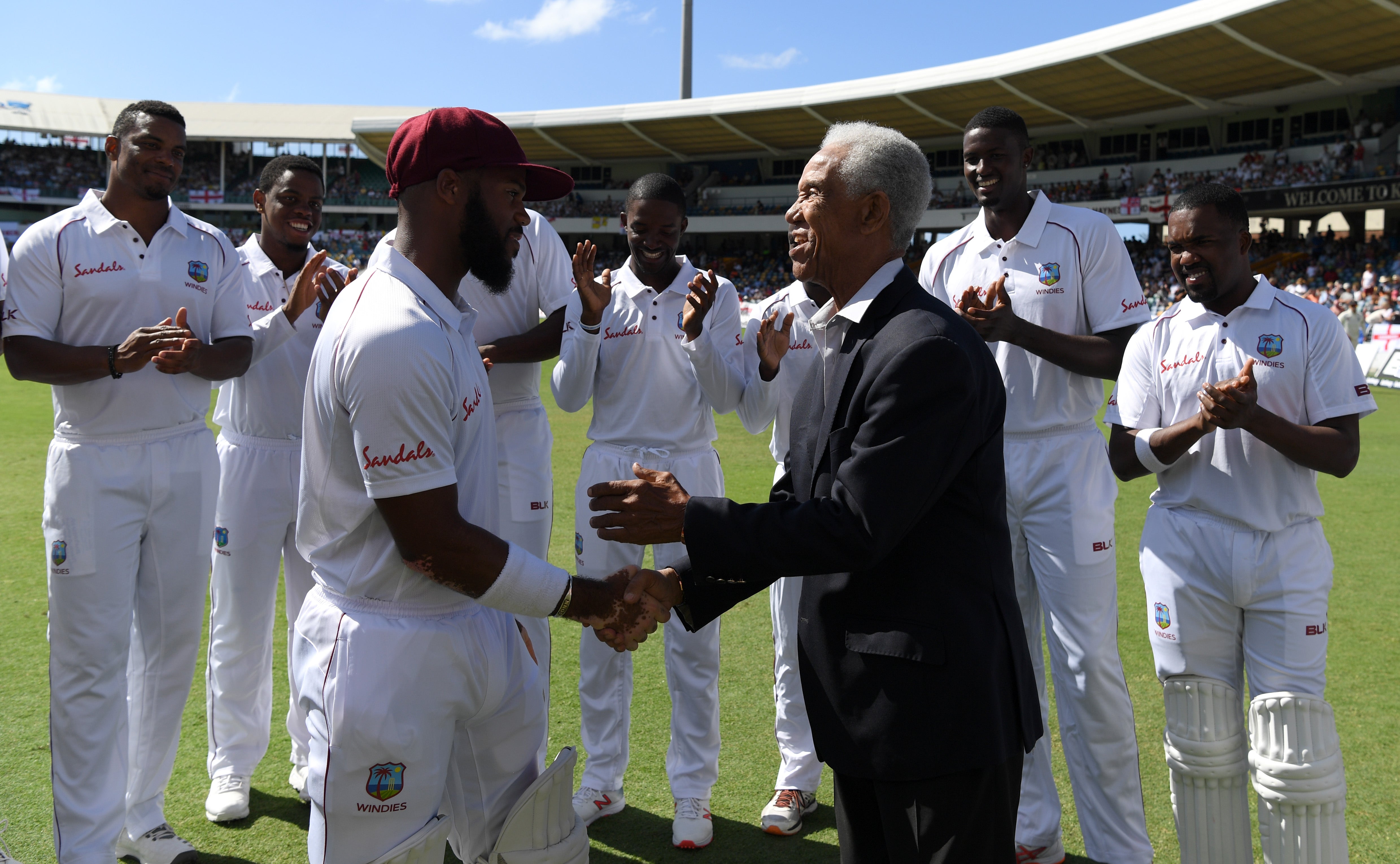 Sobers remained a familiar face at Tests in Barbados