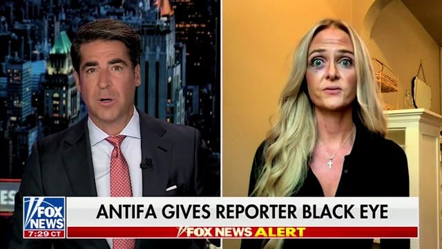 <p>The Post Millennial's Katie Daviscourt claims that an "antifa-affiliated" protester gave her a black eye during a recent demonstration in Portland.</p>