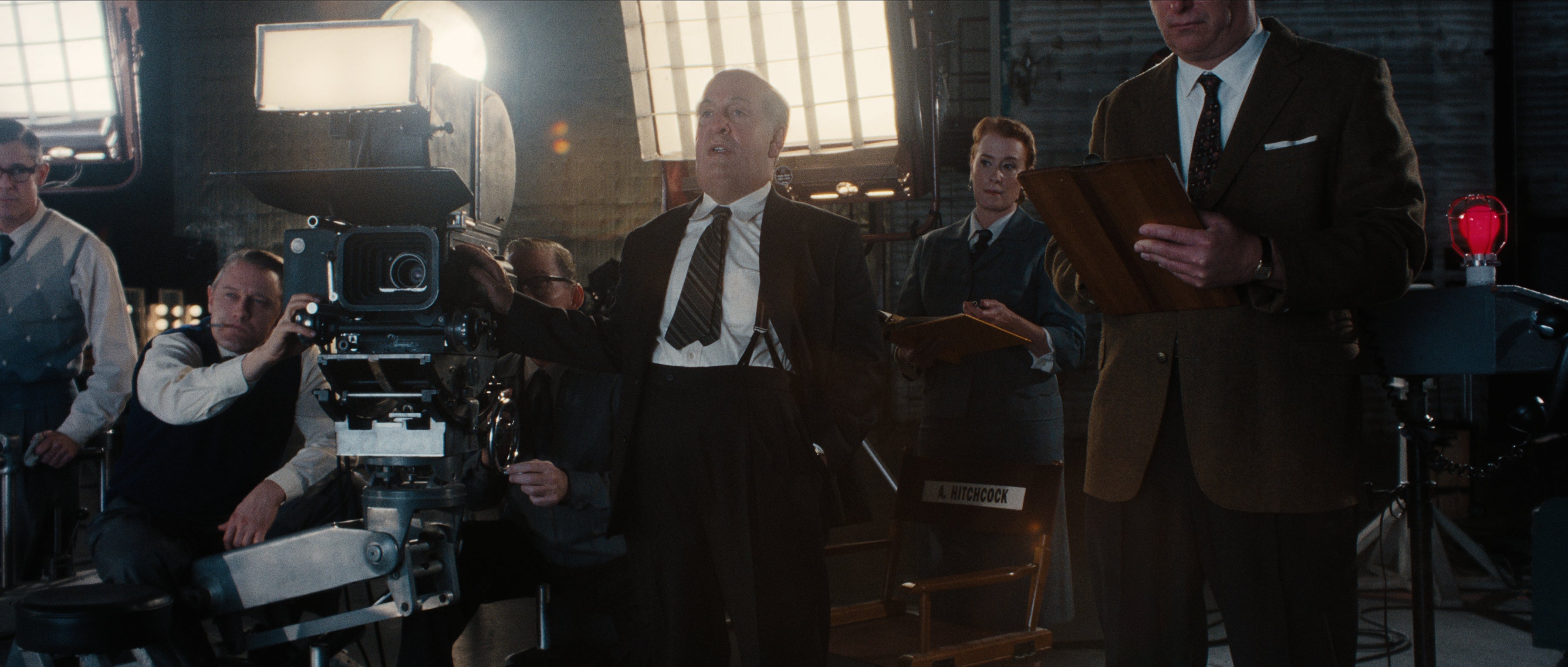 Tom Hollander plays Alfred Hitchcock in 'Monster: The Ed Gein Story'
