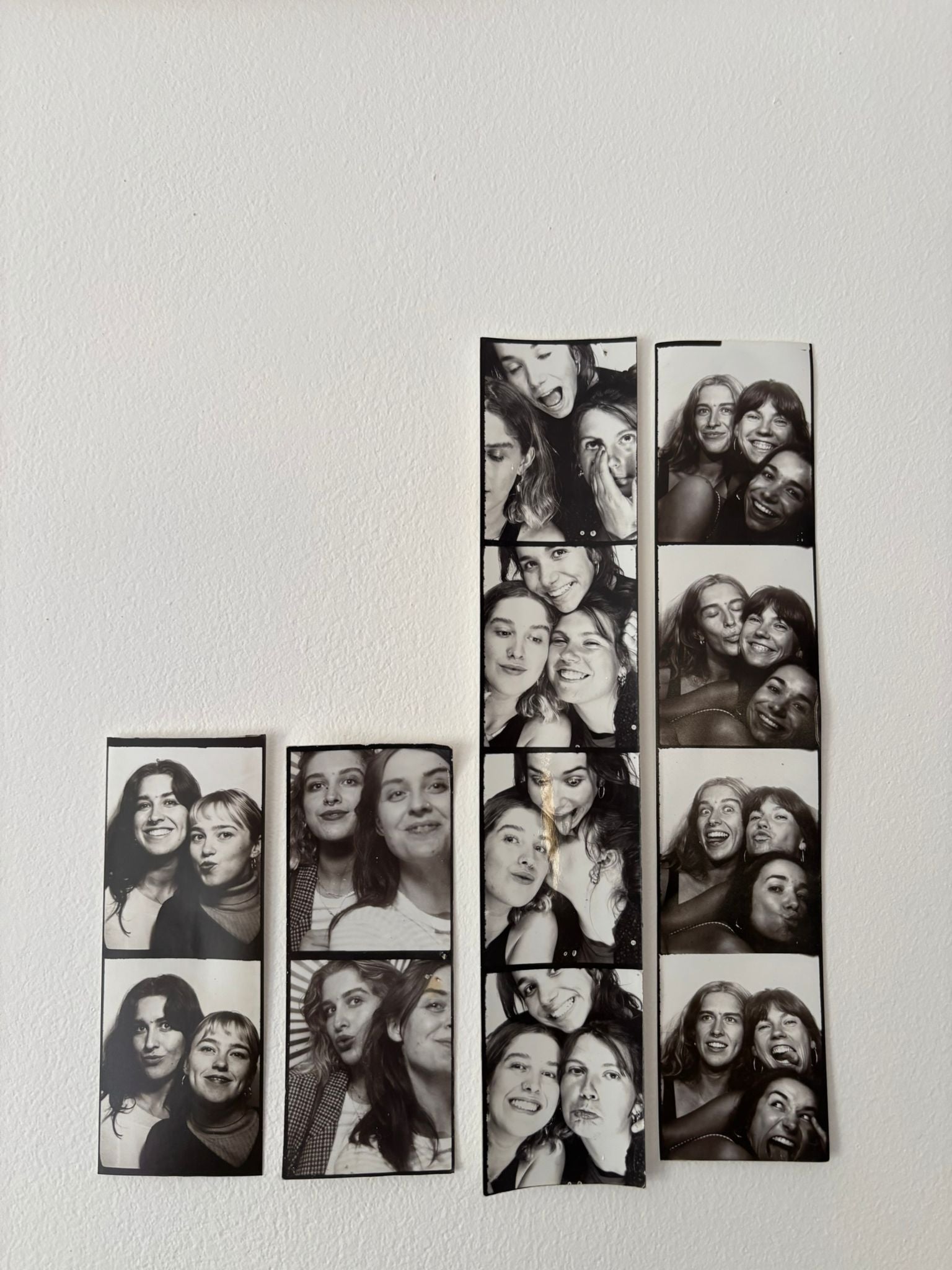 Cheese! An assortment of collection Ella Hodson's many photo booth photos