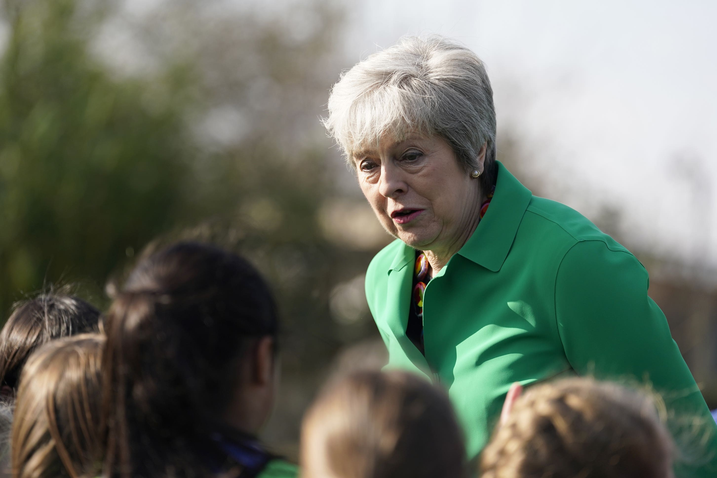 Former prime minister Theresa May (Andrew Matthews/PA)